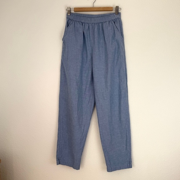 Studio Works Petite Cotton Barrel Leg Crop Pant Pants Medium Petite - Picture 1 of 7